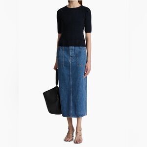 Khaite Genevieve Skirt, 28, Blue